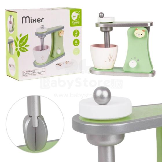 CLASSIC WORLD Wooden Mixer Teddy Bear