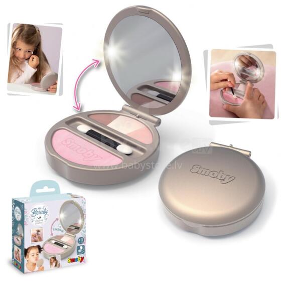 SMOBY My Beauty kompaktais pūderis ar spoguli un gaismu