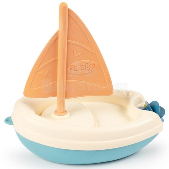 SMOBY Little Green Sailboat Water Boat made of Bioplastic