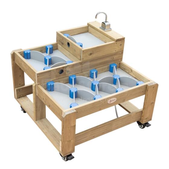 CLASSIC WORLD EDU Wooden Water Table XL Track Water Path with Dams