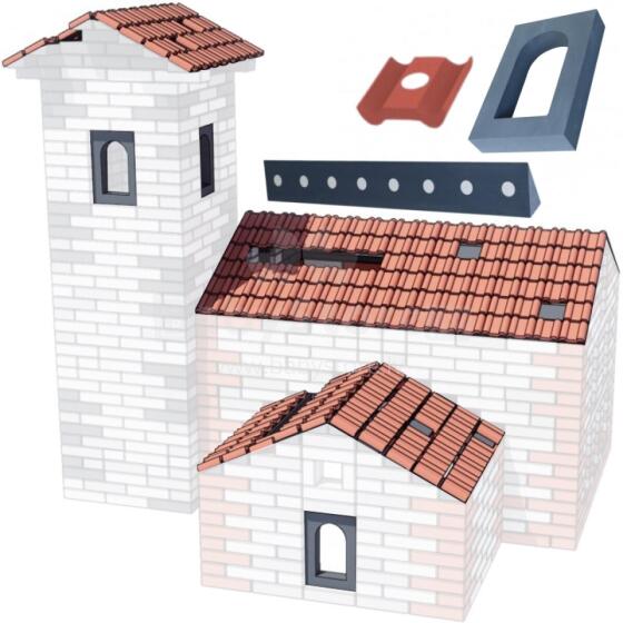 CLASSIC WORLD EDU Mega Soft EVA Foam Construction Blocks - Buildable Roof