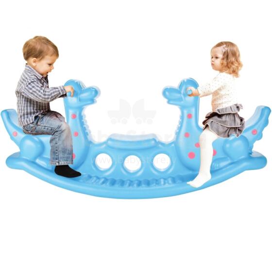 Качели-балансир WOOPIE Dino Rocker Light Blue