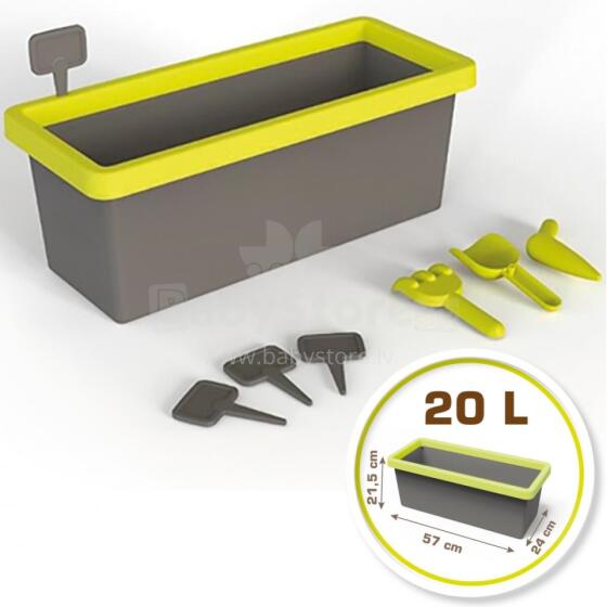 SMOBY Flowerpot with Tools and Nameplates