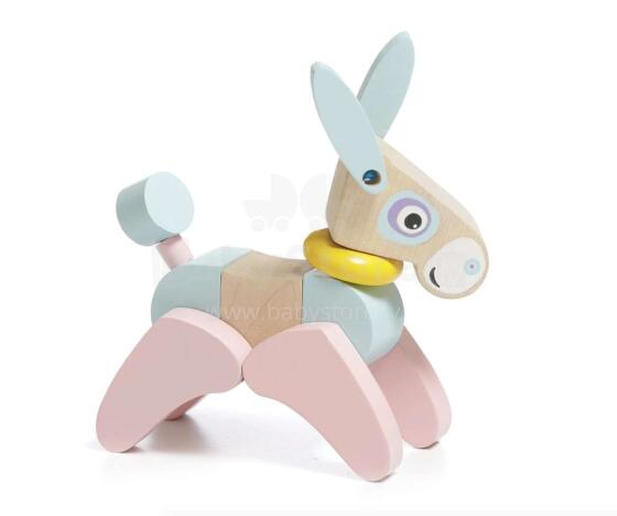 Cubika Art.1814061 Деревянная Игрушка Ослик акробат