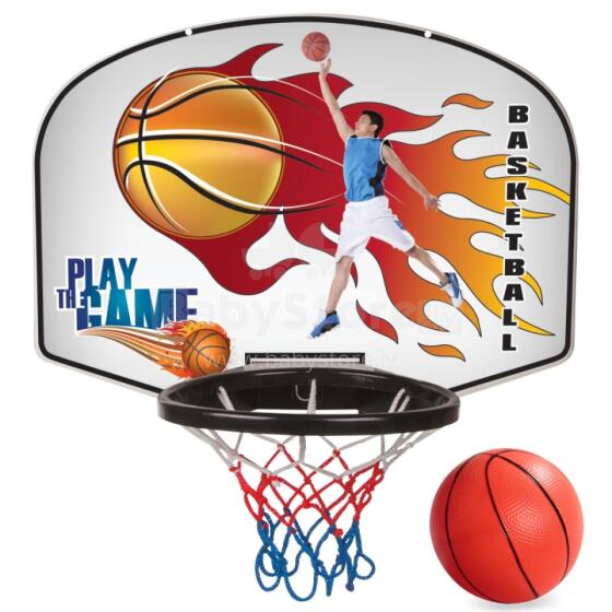 WOOPIE pārnēsājamais piekarināmais basketbola komplekts + bumba