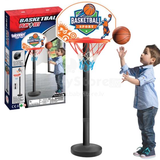 WOOPIE Basketball Set Ball Skill Game with 93cm