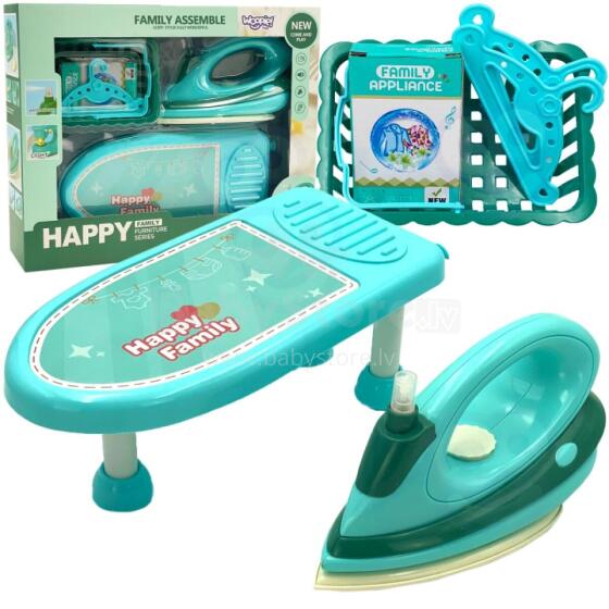 WOOPIE 2in1 Ironing Set Iron Board + Laundry Basket 6 pcs.