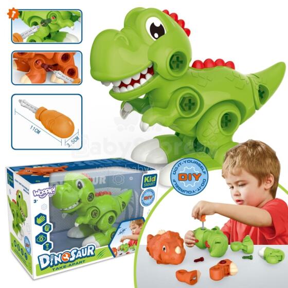 WOOPIE Dinosaur Screwdriver Construction Set + Screwdriver