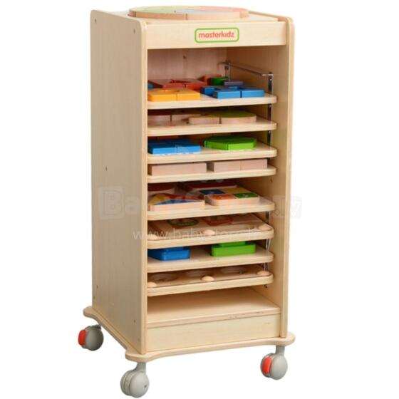 MASTERKIDZ izglītojošā tāfeles uzglabāšanas skapis