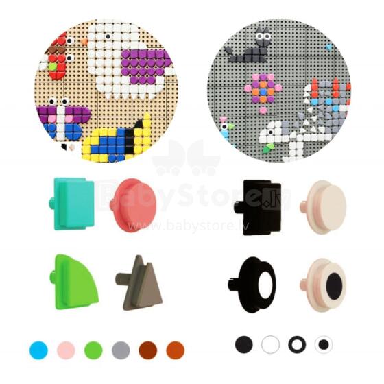 Геометрические элементы доски MASTERKIDZ 256 шт.