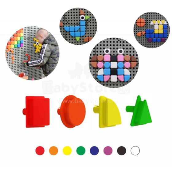 MASTERKIDZ Ģeometriskie elementi 8 Krāsas 256 Gb STEM Tāfeles Piederumi