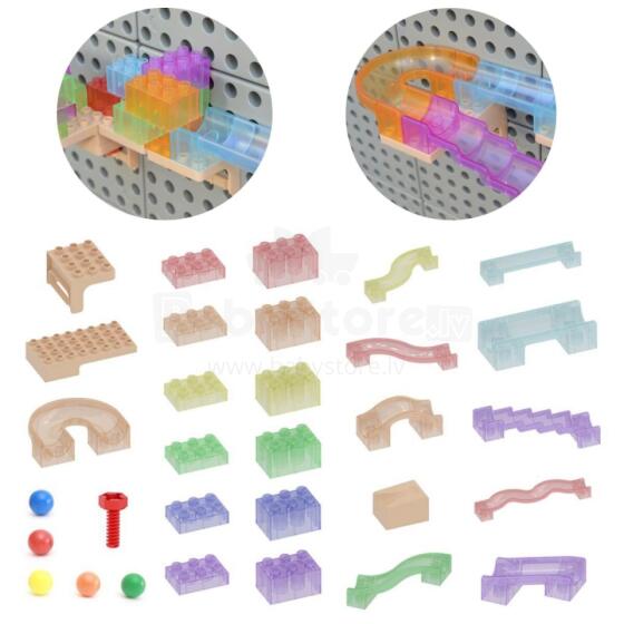 MASTERKIDZ Конструктор Шариковая дорожка STEM Board 120 деталей