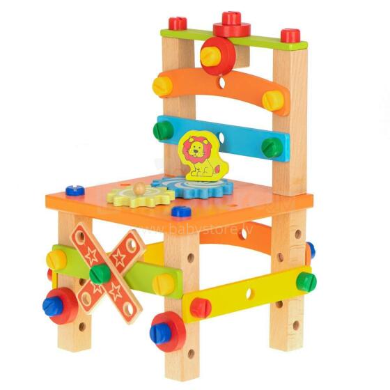 Ikonka Wooden Blocks Art.KX7457