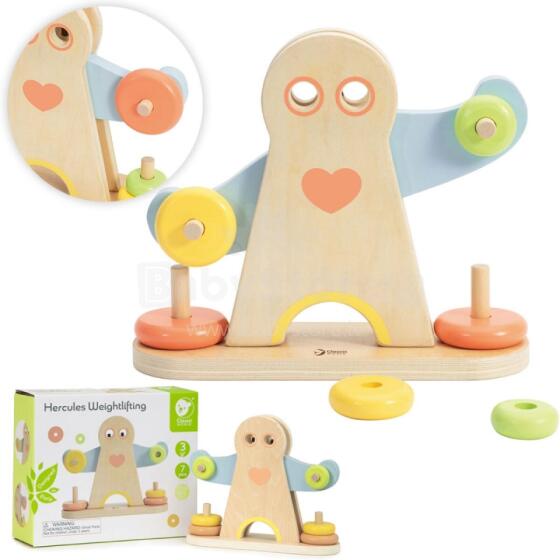 CLASSIC WORLD Izglītojošie līdzsvara svari Herkuless bērniem MONTESSORI 7 gab.