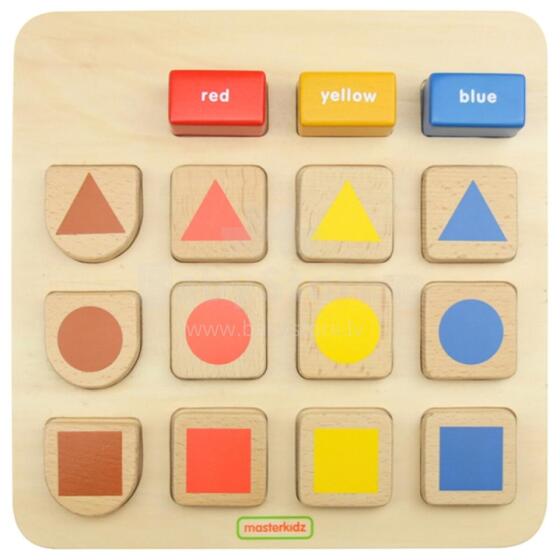 MASTERKIDZ Educational Board Shapes and Colors Sorter