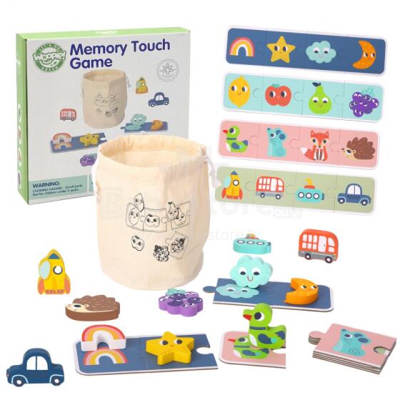 WOOPIE GREEN Sensory Puzzle Memory Shapes FSC