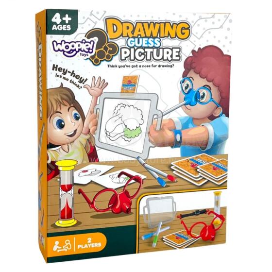 WOOPIE Charades Game "Draw and Guess the Picture" Nose Painting