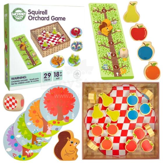 WOOPIE GREEN Vāvere augļu dārzā Ģimenes galda spēle FSC