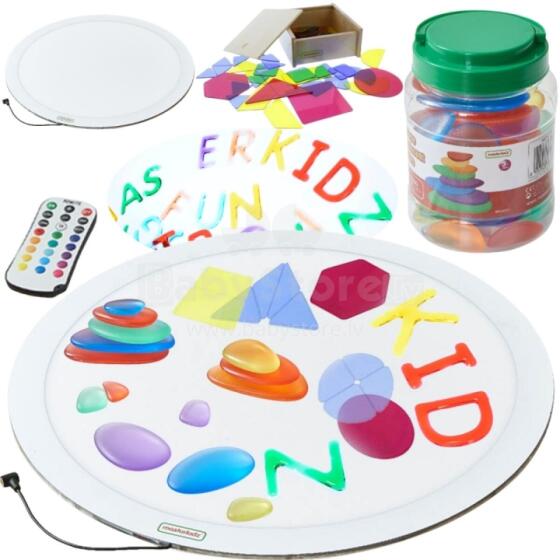 MASTERKIDZ Round LED Light Panel Color + Accessories Set