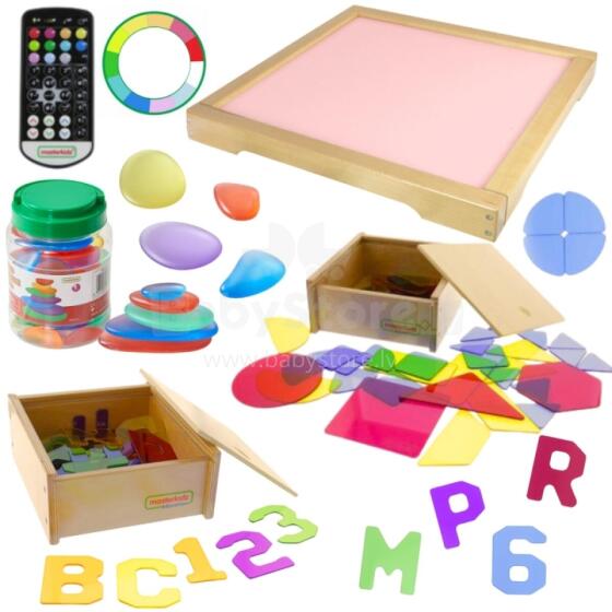 MASTERKIDZ LED Light Panel Color Changing Remote Control + Accessories Set