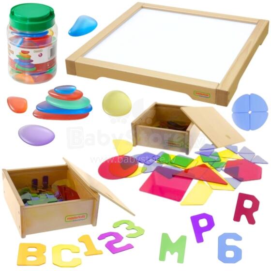 MASTERKIDZ LED Sensory Box Panel + Accessories Set