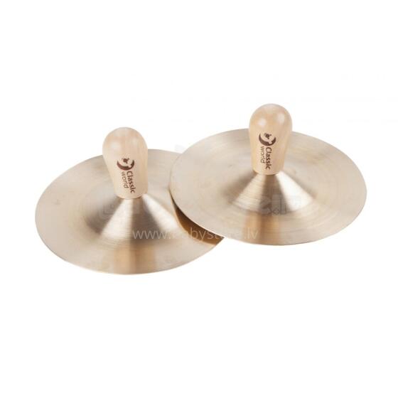 CLASSIC WORLD EDU Musical Instrument Cymbals (15 cm) for Children 2 pcs.