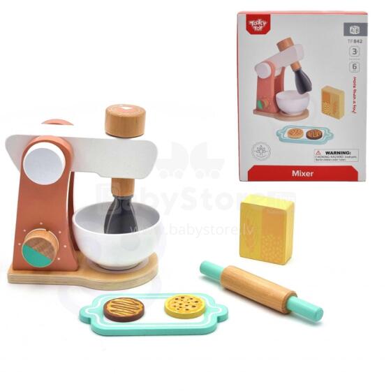 TOOKY TOY Деревянный миксер для детей + аксессуары