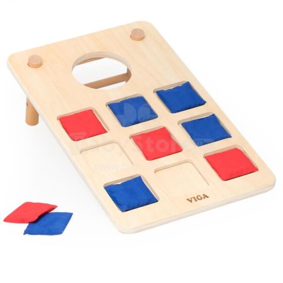 Viga 2in1 Skill Game Tic Tac Toe + Cornhole - Throw to the target