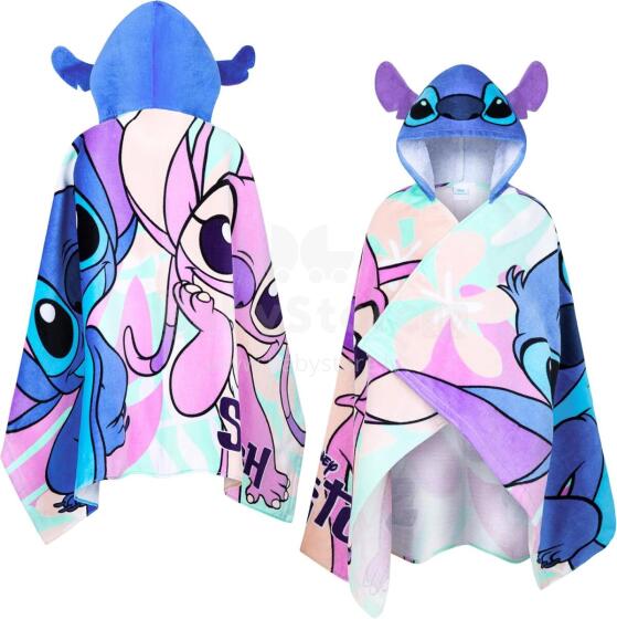 Disney Stitch Bath Poncho Art.249990 Dvielis -pončo