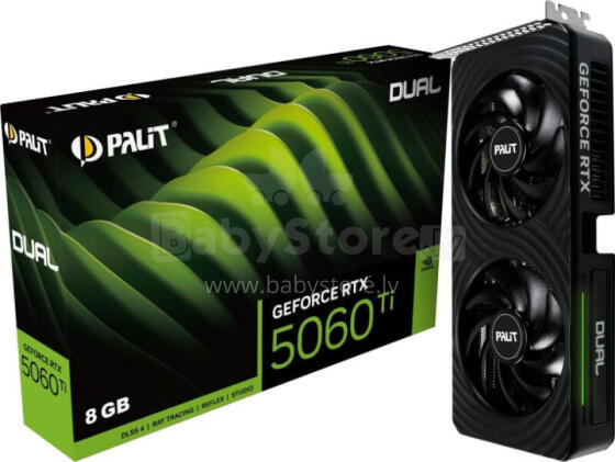 Видеокарта Palit GeForce RTX 5060 Ti Dual 8GB GDDR7 DLSS4 (NE7506T019P1-GB2062D)