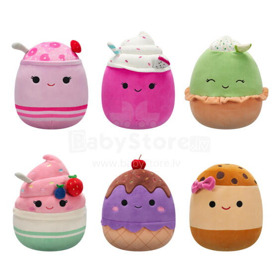 SQUISHMALLOWS Mystery Squad W21 Plīša rotaļlieta slēgtā iepakojumā, 20 cm