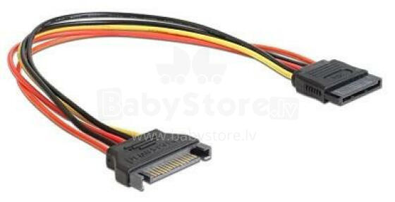 CABLE POWER EXTENSION SATA/0.3M CC-SATAMF-01 GEMBIRD