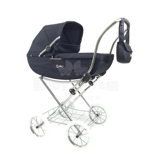 Arrue Katia Jr. Art.250606 Navy Большая классическая коляска для куклы с сумкой