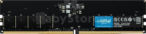 Crucial DDR5 atmiņa, 32 GB, 4800MHz, CL40 (CT32G48C40U5)
