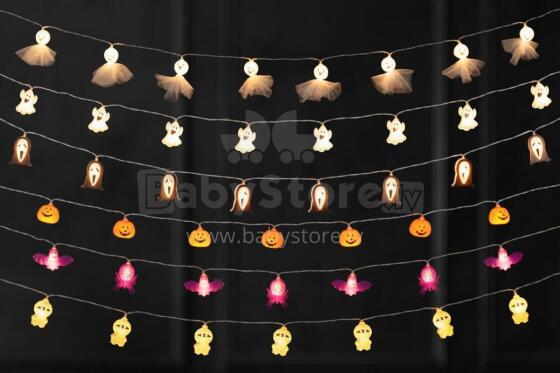Finnlumor Halloween LED light chains 6 different assortment display
