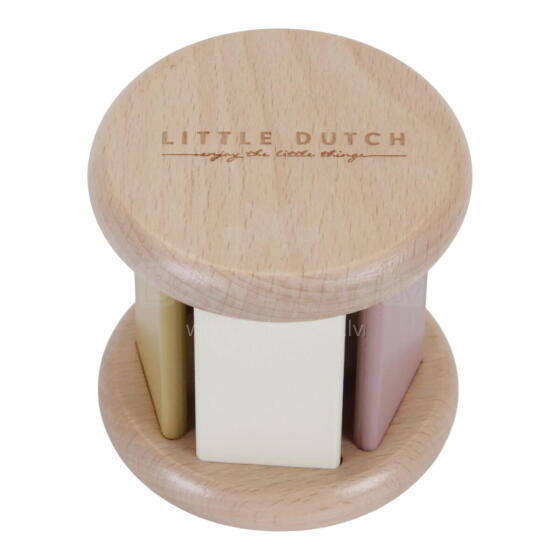 Little Dutch Roller Rattle Art.4703  Koka attīstošā rotaļlieta