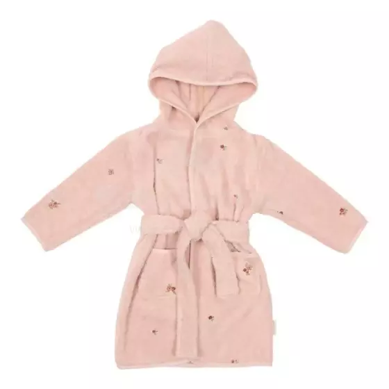 Little Dutch  Bathrobe Art.TE51054031 Fairy Blossom Bērnu mīksts halāts ar kapuci 74/80cm