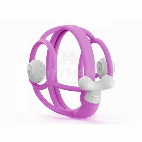 Mombella Deluxe Snail Teether Rattle  Art.8118 Pink Attīstoša rotaļlieta Gliemezis