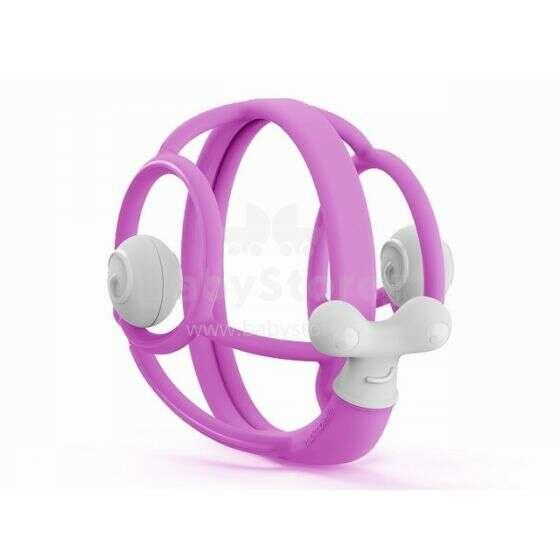 Mombella Deluxe Snail Teether Rattle  Art.8118 Pink Attīstoša rotaļlieta Gliemezis