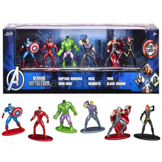 JADA AVENGERS FIGURKI METALOWE 6-PAK