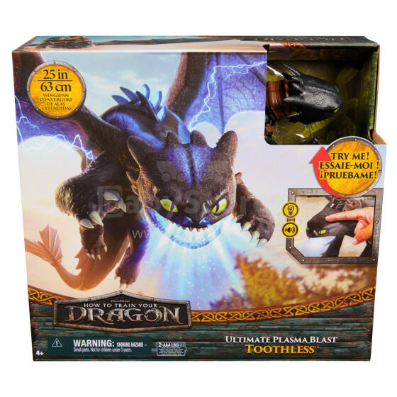 DRAGONS Interaktīvā figūra Plasma Blast Nightfury