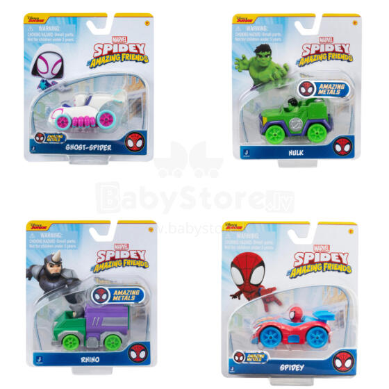 SPIDEY AND HIS AMAZING FRIENDS Die-cast Vehicle, 7,5 cm