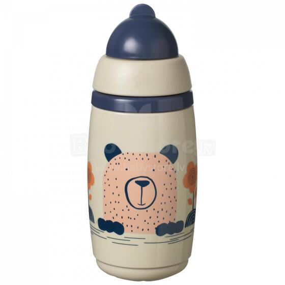 TOMMEE TIPPEE thermos-krūzīte INSULATED STRAW 266ml, 12m+, grey, 448013