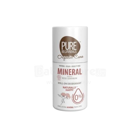 Pure Beginnings Mineral Art.251261 natural mineral deodorant Rose Geranium, 75 ml