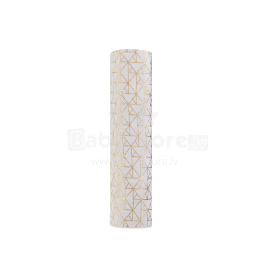 Aden Anais Muslin Swaddles Art.251299 Kuldne Muster  High quality bamboo muslin swaddle, 1 pc. (120x120 cm)