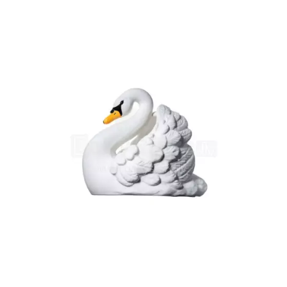 Natruba Bath Toy Swan Art.251327 handmade biodegradable natural rubber chemical-free chew and bath toy Floating Swan, 0+ years old