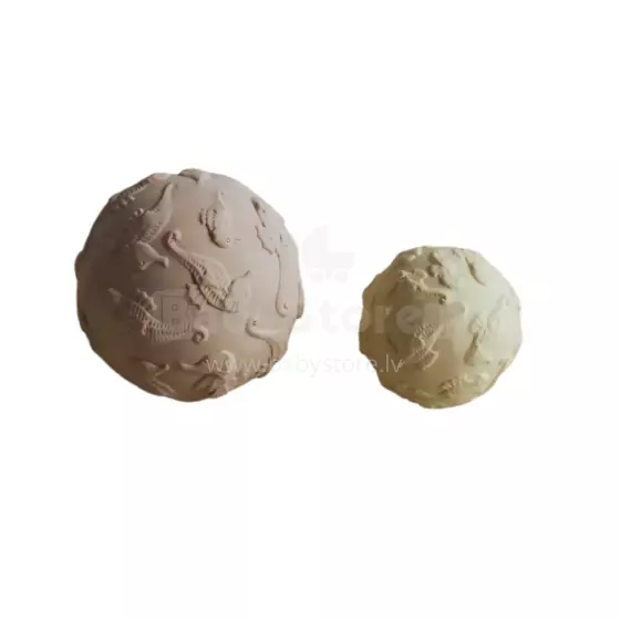 Natruba Rubber Sensory Balls Art.251351 Zobu graužāmais bumbas no 100% naturāla (dabas) kaučuka