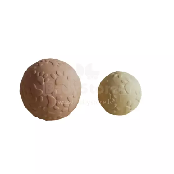 Natruba Rubber Sensory Balls Art.251354 Zobu graužāmais bumbas no 100% naturāla (dabas) kaučuka