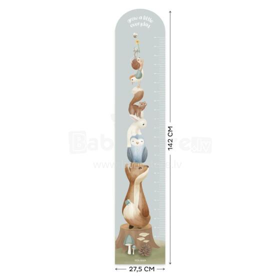 Little Dutch Stikc Wall Sticker Art.WD454030 Forest Friends Sienas uzlīmes - Auguma mērītājs