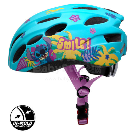 Disney Bike Helmet Stitch Art.59292 Certificēta, regulējama ķivere bērniem